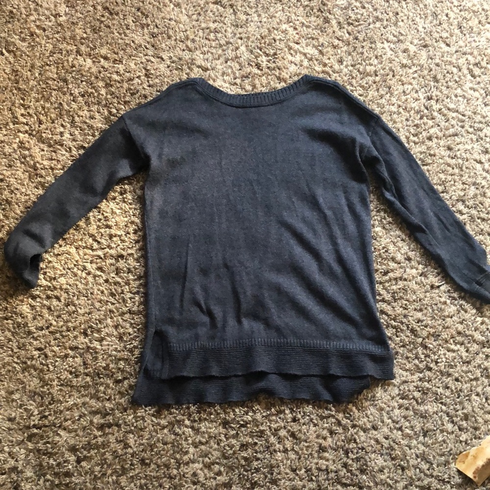 Dark Grey sweater.
